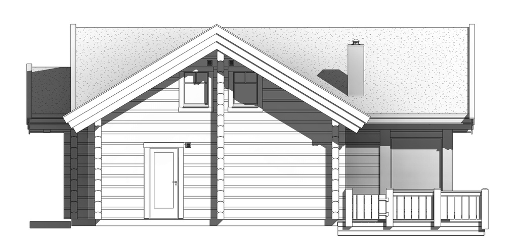 Rąstinis Namas L316 – 180,3 m²