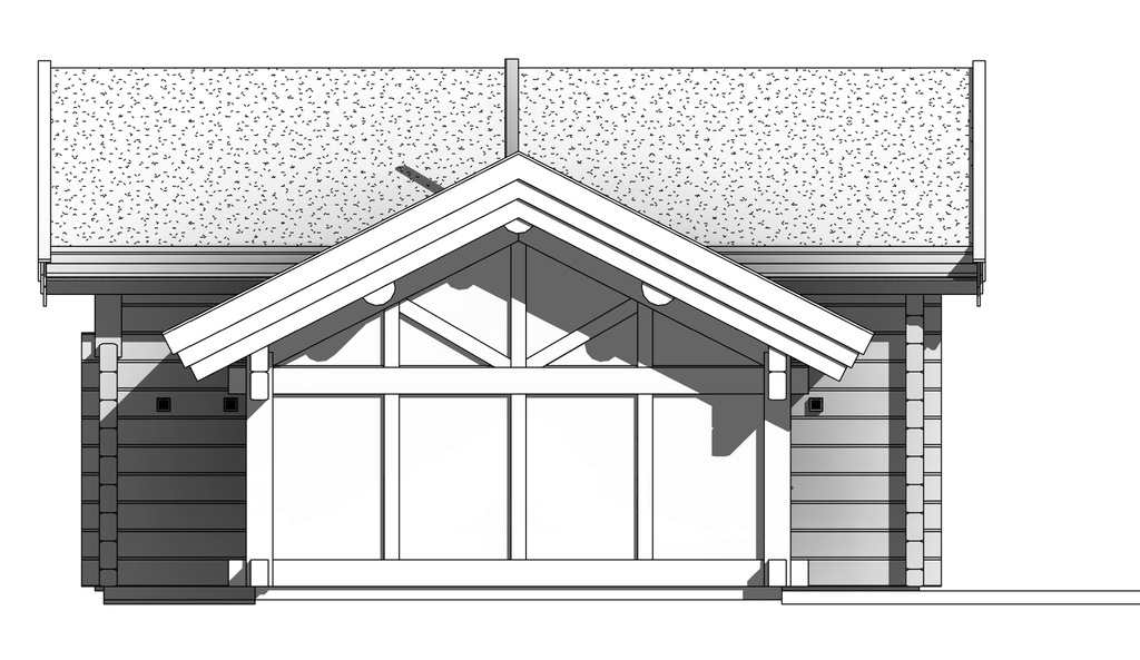 Rąstinis Namas LHM3 – 128,49 m²