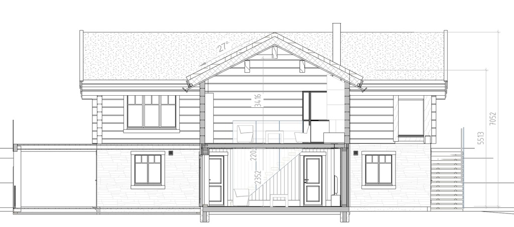 Rąstinis Namas LHM7 – 189 m²