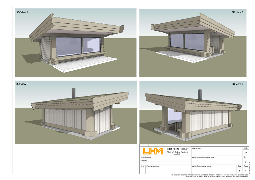 Moderni Pastoginė – 20 m²