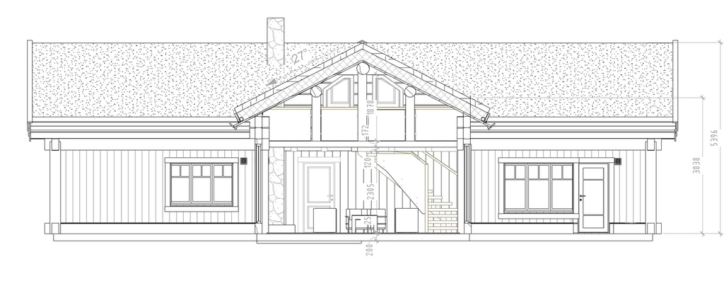 Medinis Namas Stavlaft LHM1 – 170,2 m²
