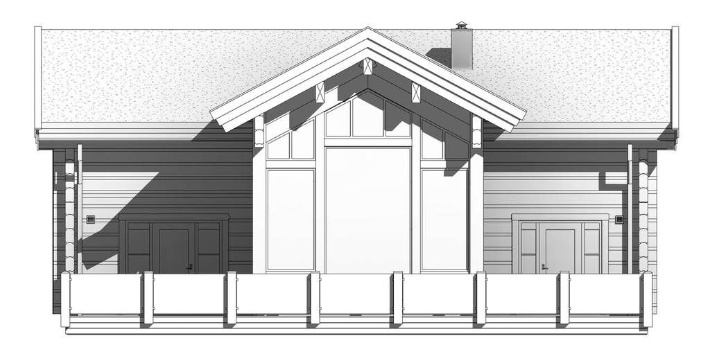 Prabangus Rąstinis Namas – 180 m²