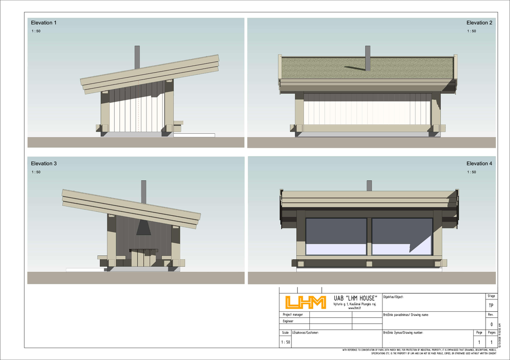 Modernios pastoginės projektas